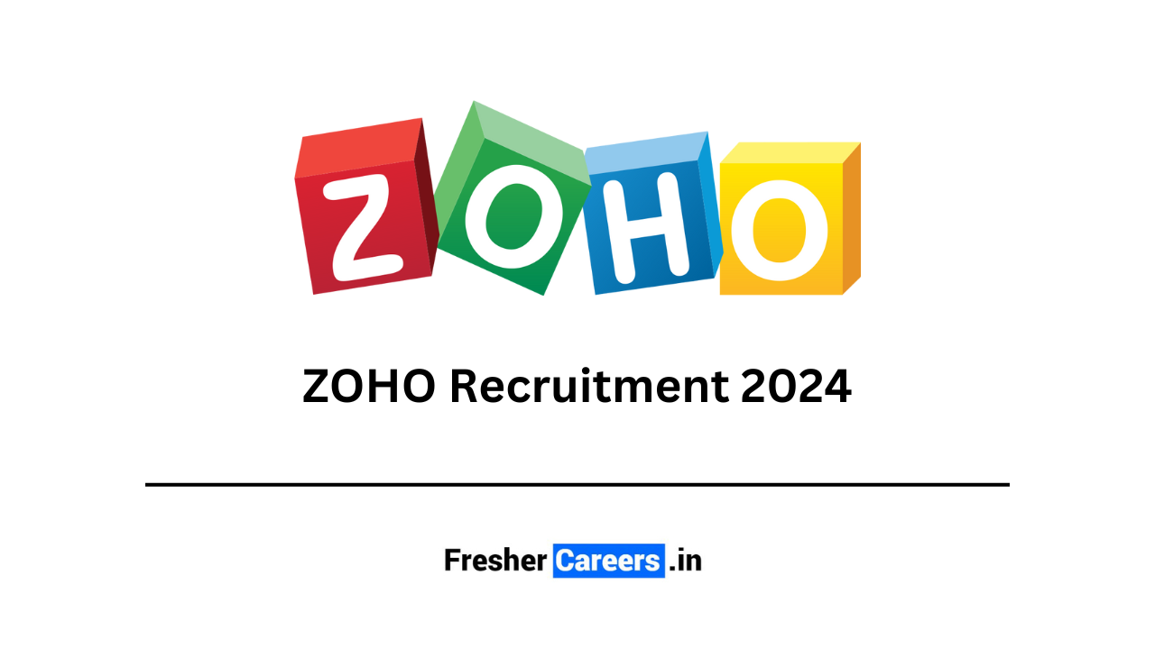 zoho Recruitment 2024