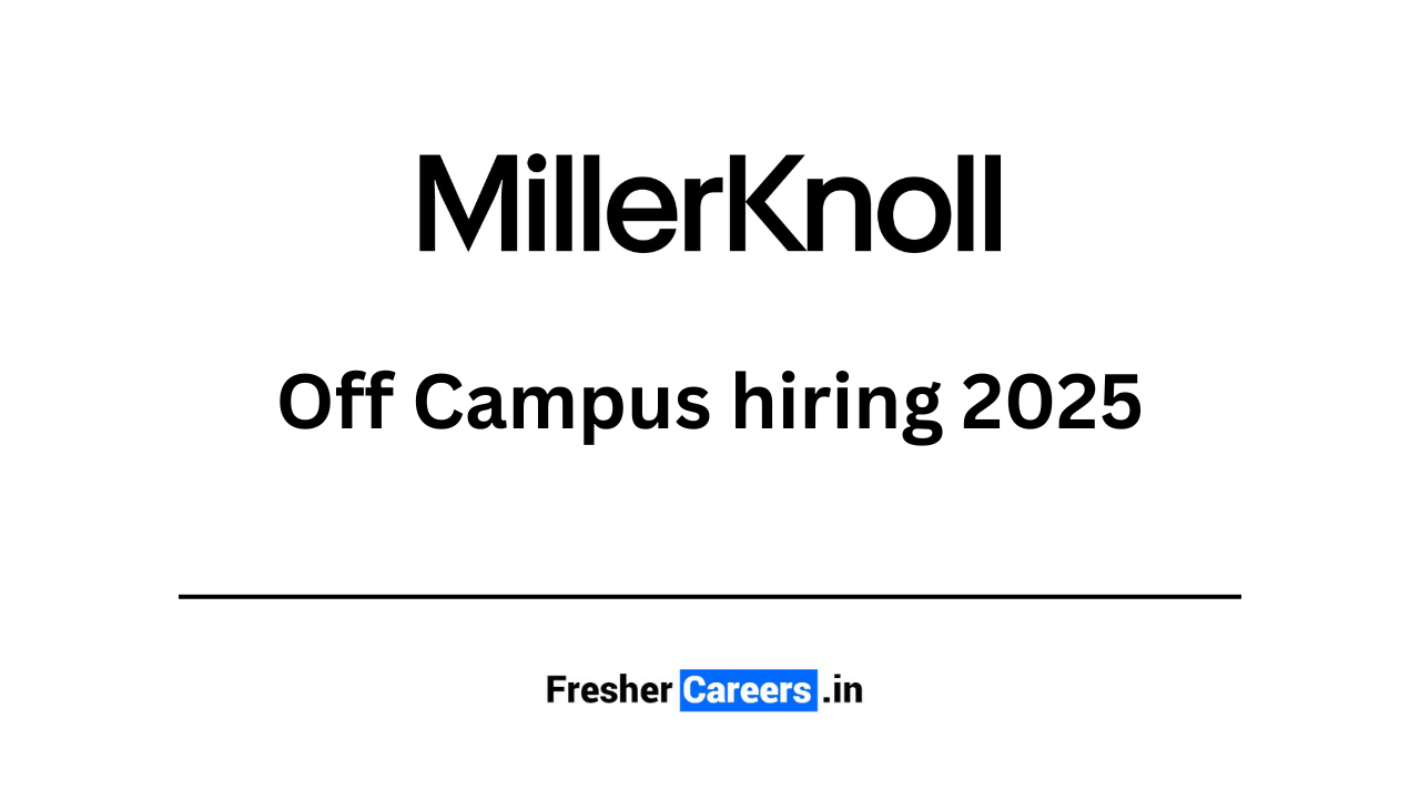 millerknoll Off Campus hiring 2025