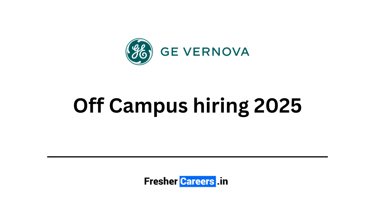 ge vernova Off Campus hiring 2025