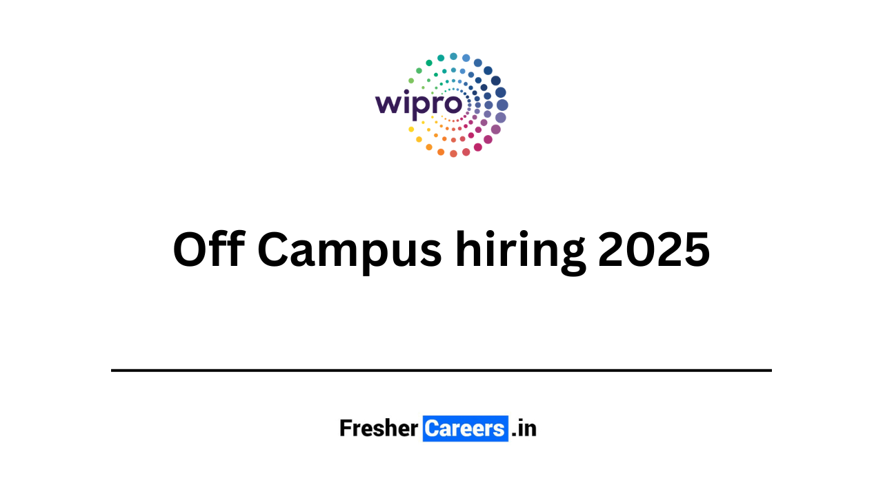 wipro Off Campus hiring 2025