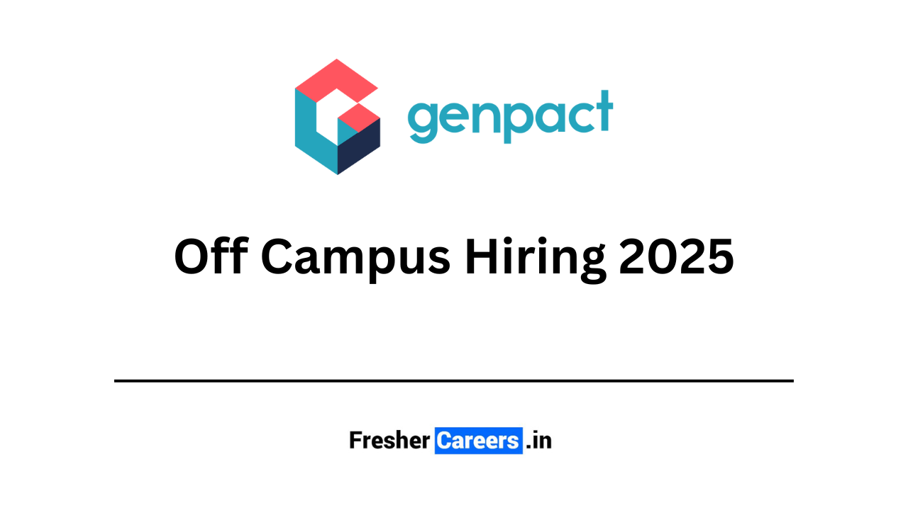 genpact Off Campus Hiring 2025