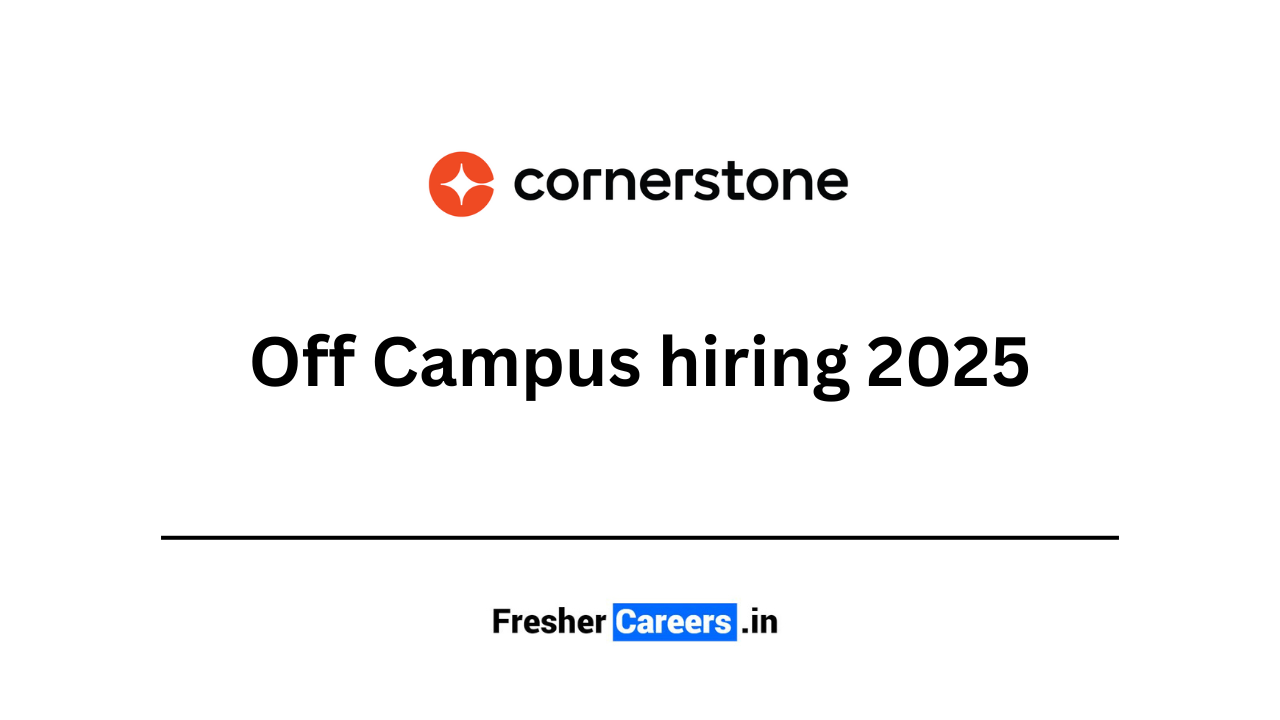 cornerstone Off Campus hiring 2025