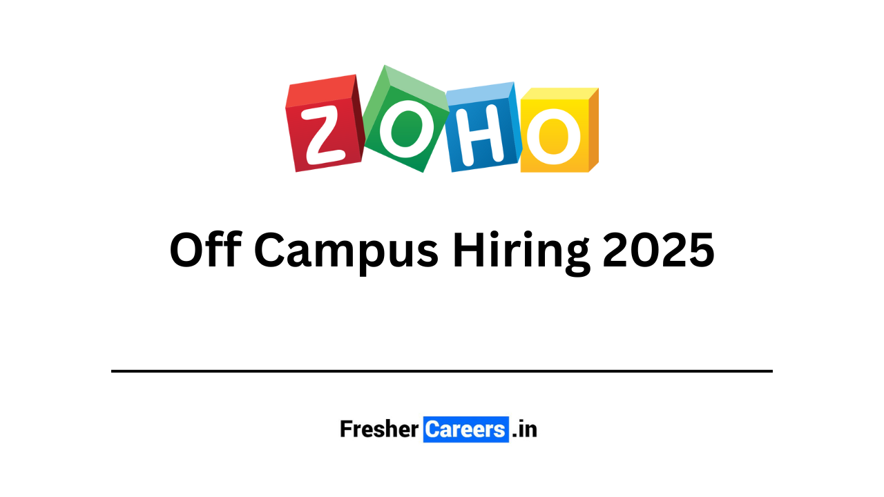 zoho Recruitment 2025