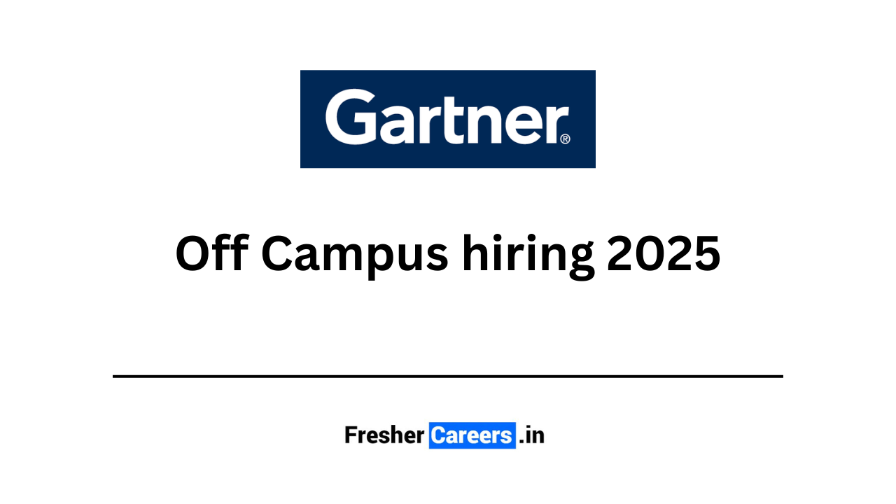 gartner Off Campus hiring 2025