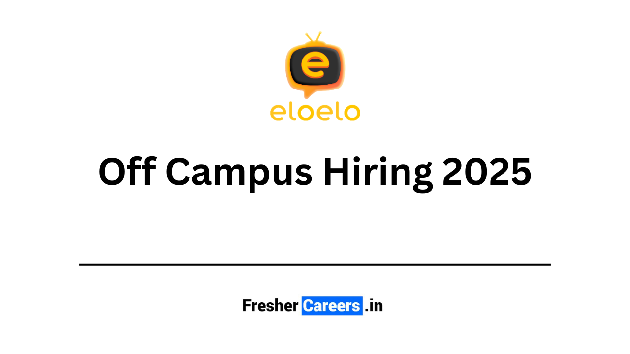 eloelo off campus hiring 2025