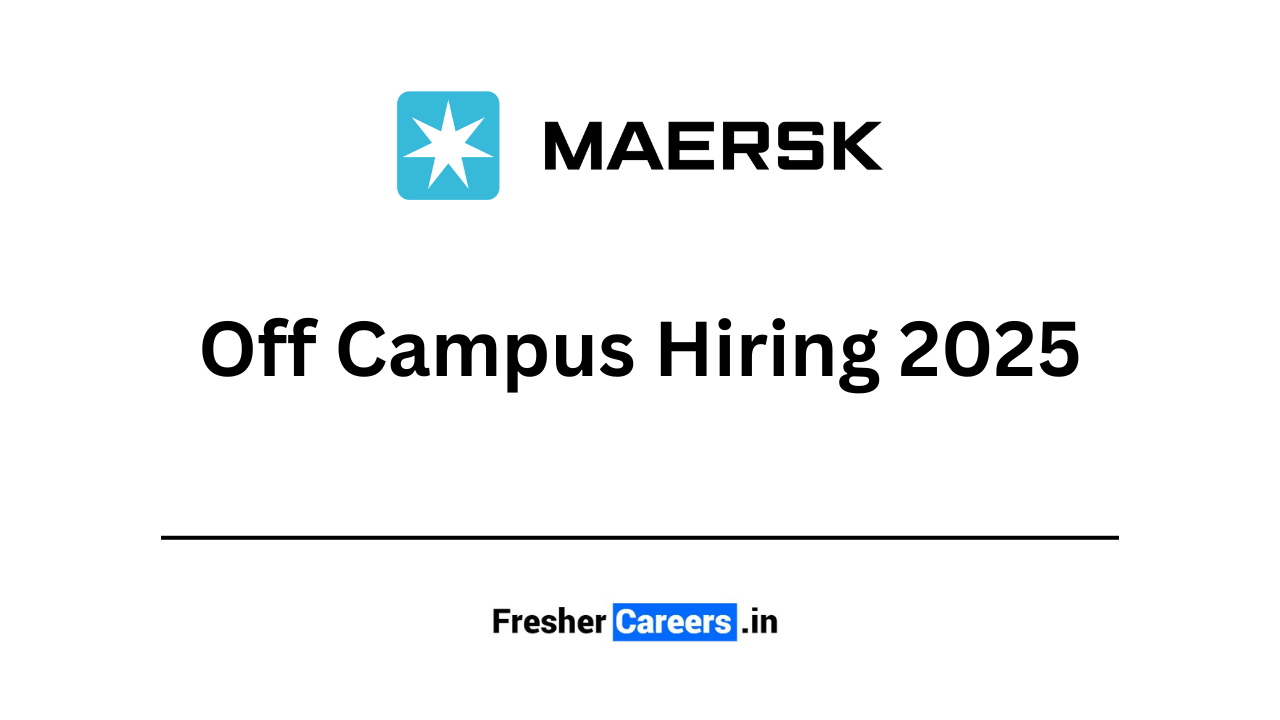 maersk off campus hiring 2025